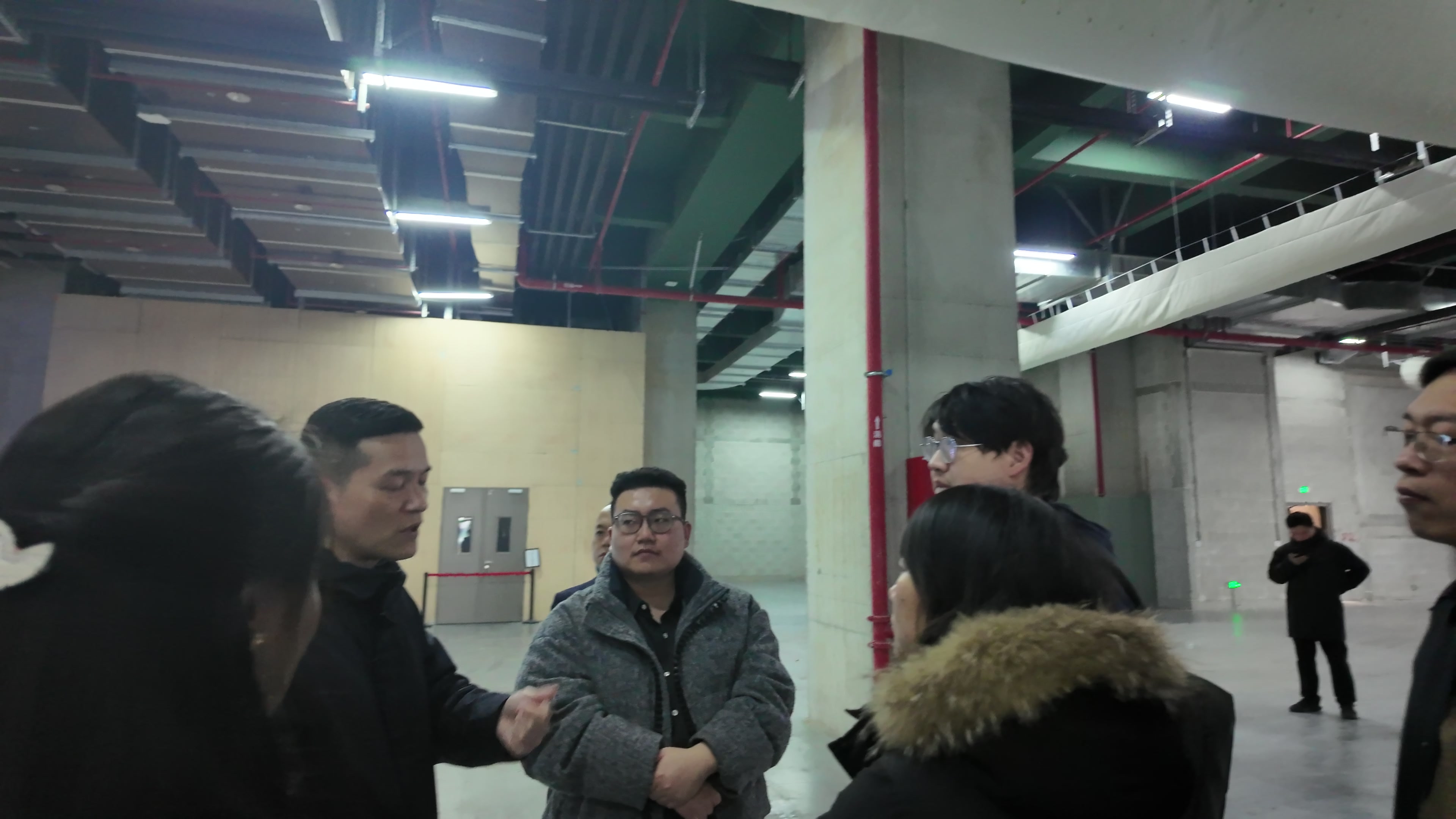 Songping & team — SEZ tour host, Shanghai Free Trade Zone