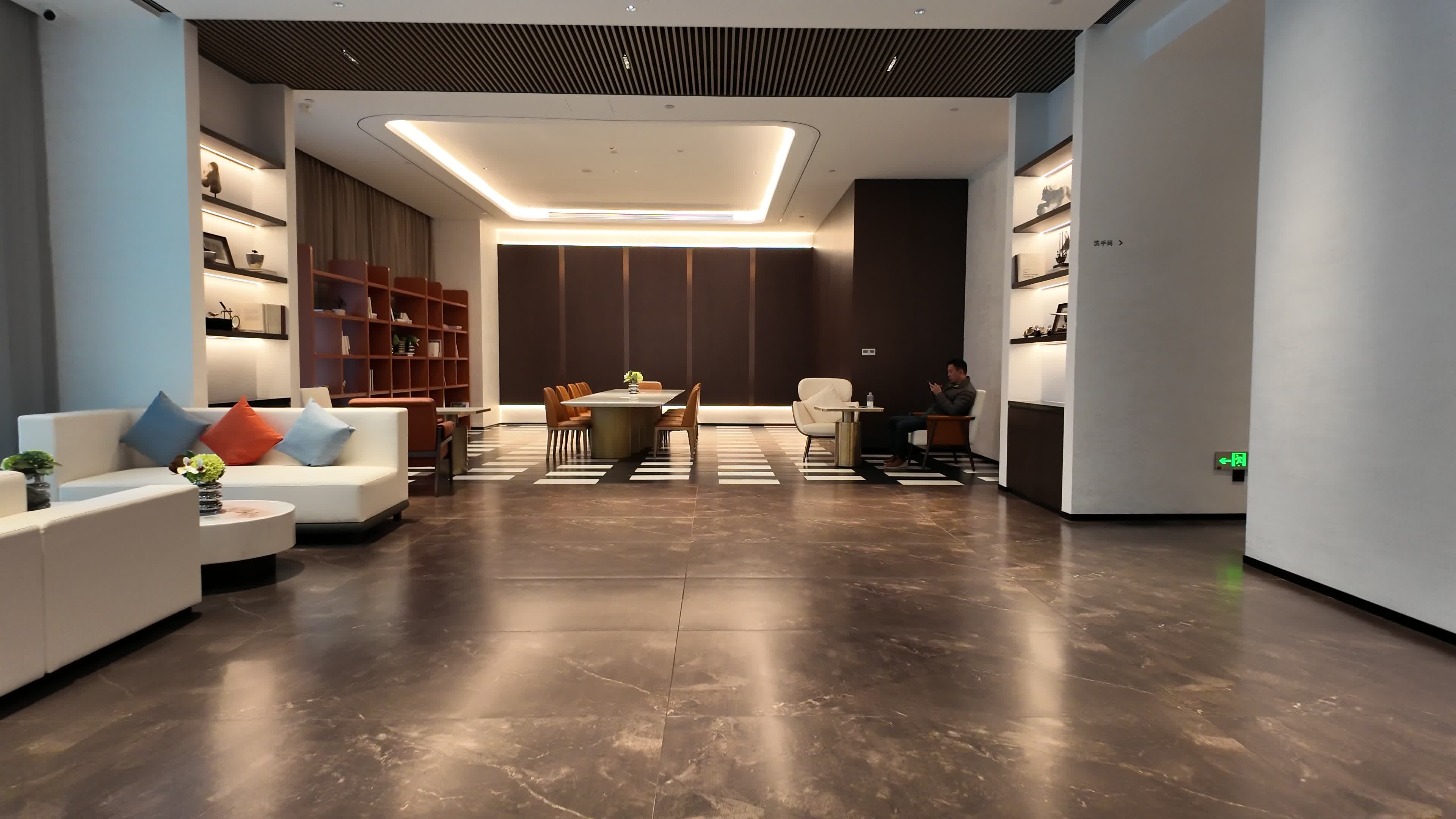 Hotel lobby near the muShanghai campus in Hongqiao, Shanghai